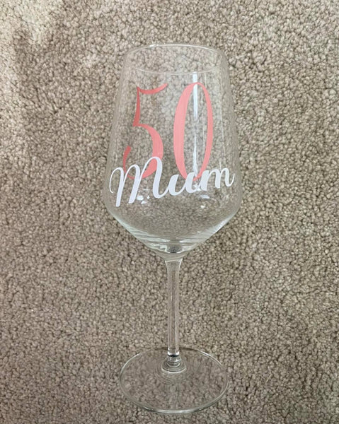 Personalised Wine Glass