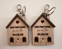 New Home Keyrings — detail