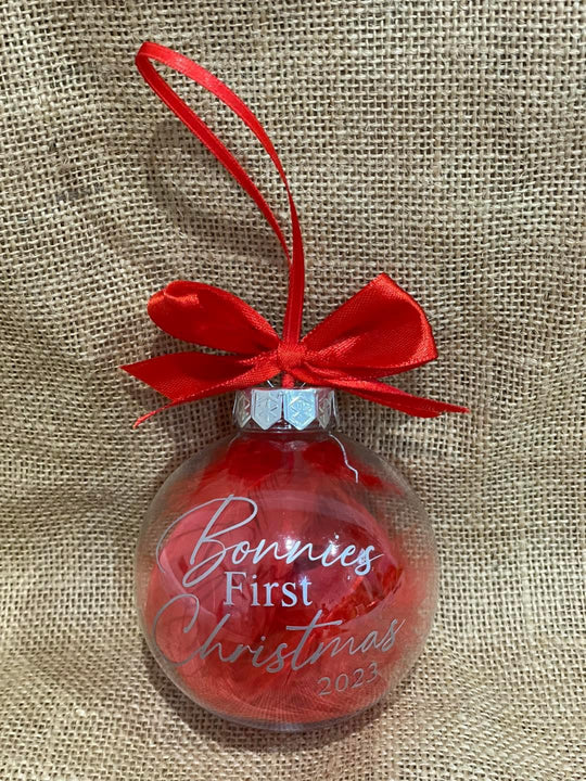First Christmas Bauble — alternative
