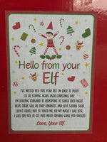 Personalised Elf Post Box — in use