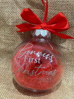 First Christmas Bauble
