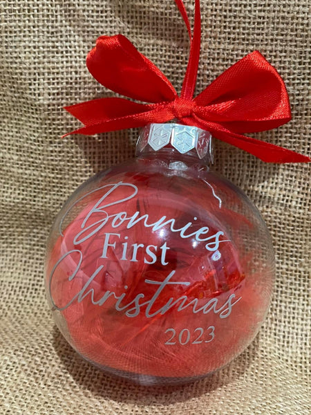 First Christmas Bauble