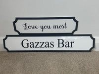Bedroom Personalised Sign — alternative