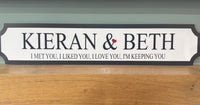 Personalised Street Sign