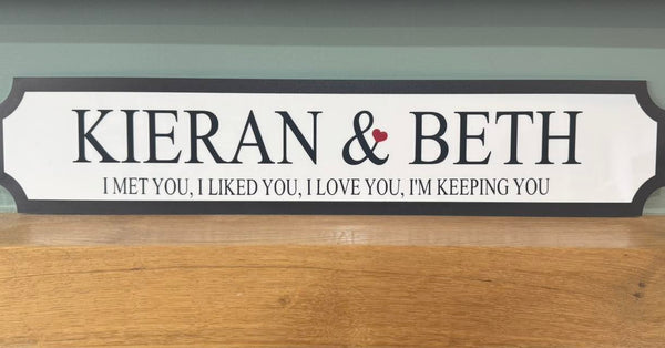 Personalised Street Sign