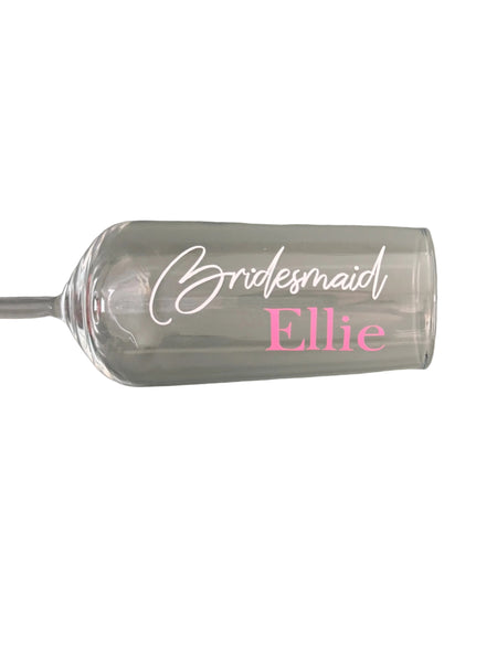 Bridesmaid Champagne Flute