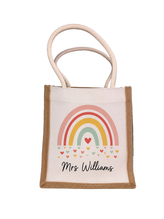 Personalised Rainbow Mini Gift Bag
