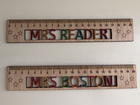 Personalised Teacher Rulers – Practical Gifts with a Personal Touch