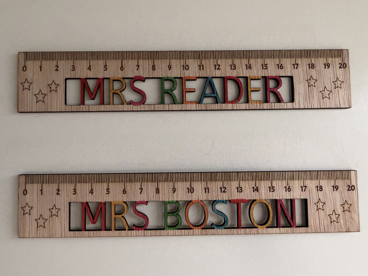 Personalised Teacher Rulers – Practical Gifts with a Personal Touch