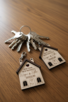 New Home Keyrings (Pair)