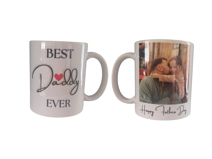 Mug with Father's Day messages and a photo