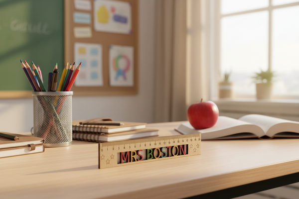 Personalised Teacher Rulers – Practical Gifts with a Personal Touch